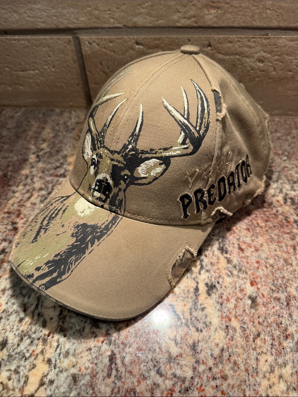 Predator Tan Deer Graphic Baseball Cap